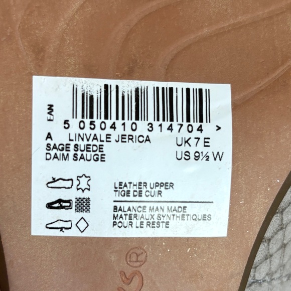 Clarks Linvale Jesica Taupe Sage Suede Women's Pointed Toe Kitten Heel Pumps - Picture 13 of 13